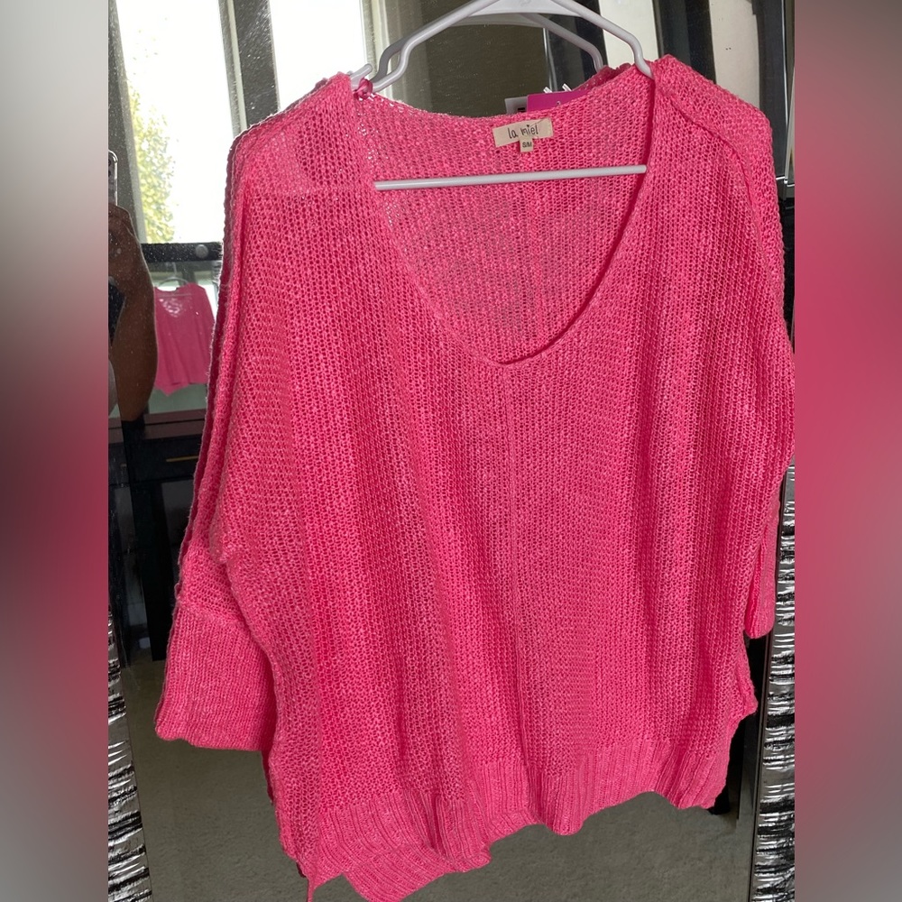 Women’s Pink Knit Sweater